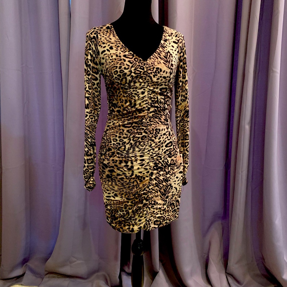 Stylish Derek Heart Couture Leopard Print  Dress